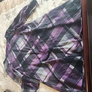 Purple sweater dress